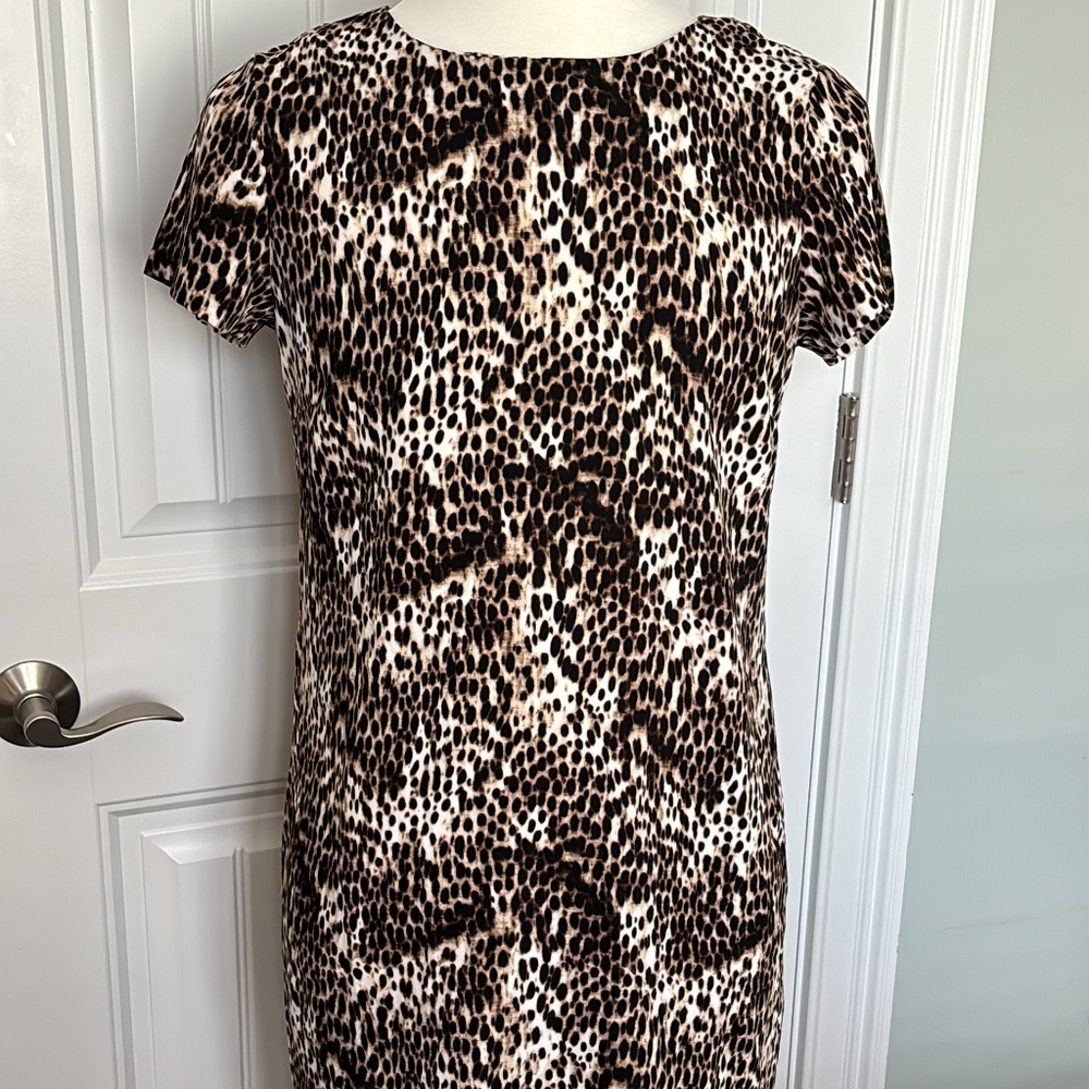 Animal print dress